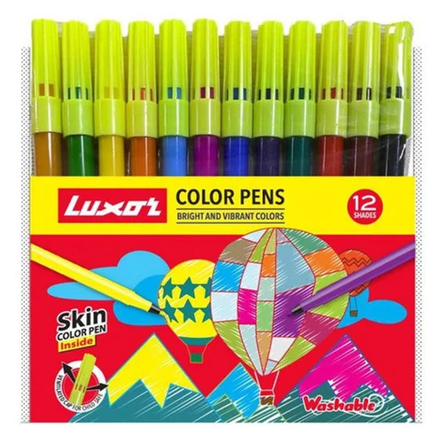 Luxor Color Pens 12 Shades